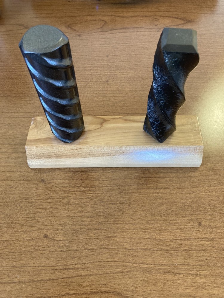1" Rebar Design Desk Decoration