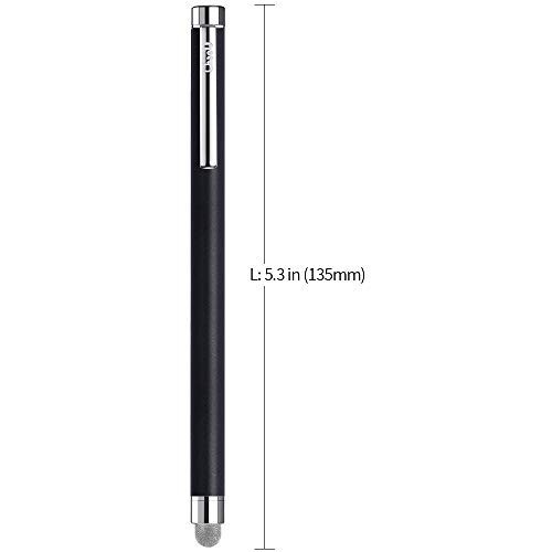 8 Pcs Touch Screen Stylus Pens - Capacitive with Replaceable Mesh & Rubber Tips