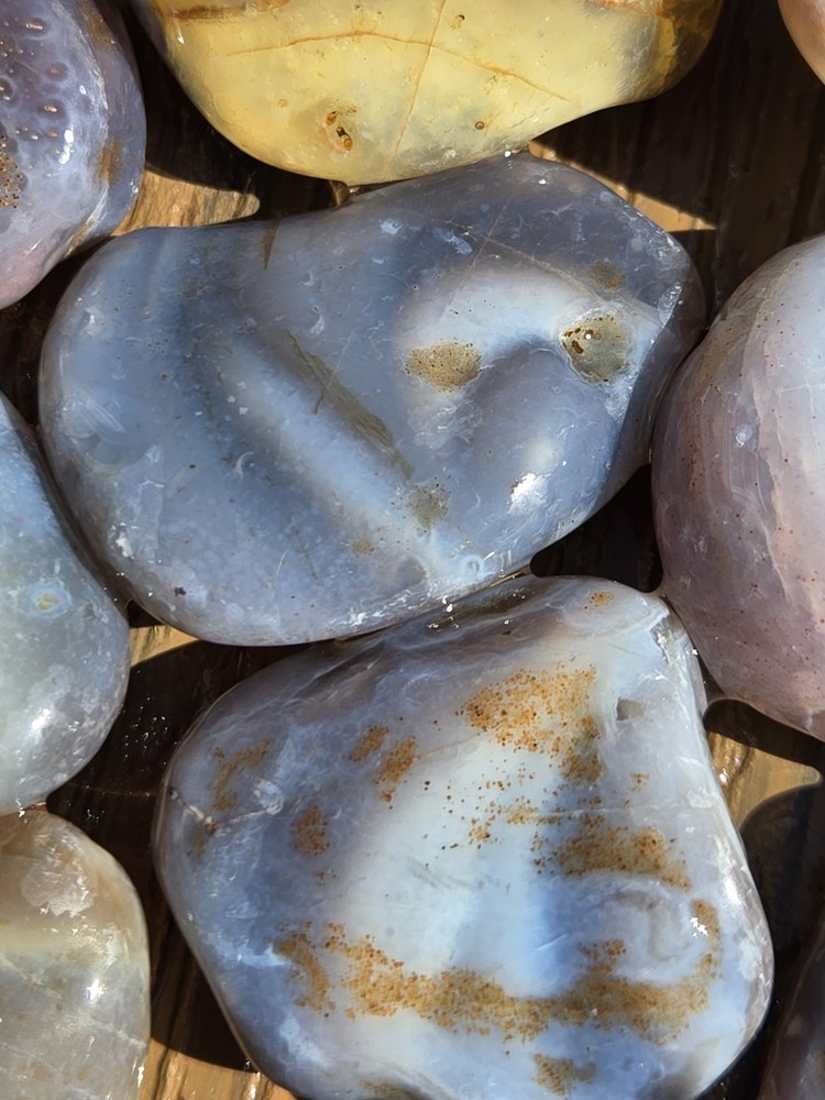 Botswana Agate Selects - UNDERNEATH - Rough, Natural, Not Polished A+ Grade