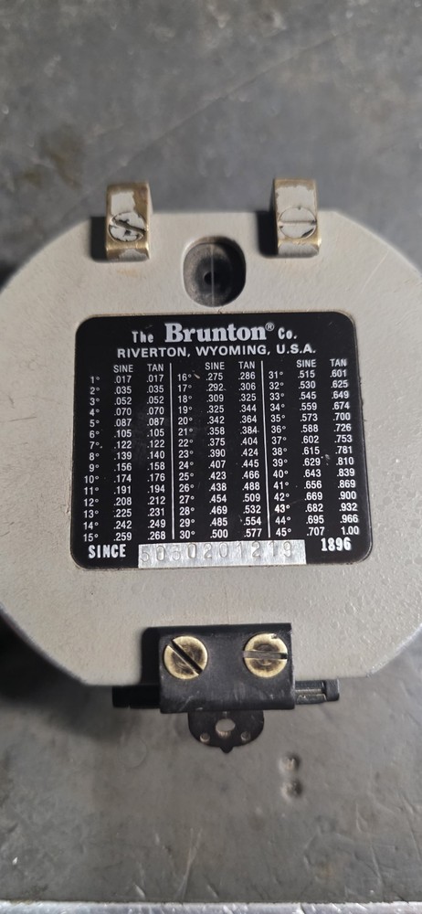 Brunton pocket transit compass
