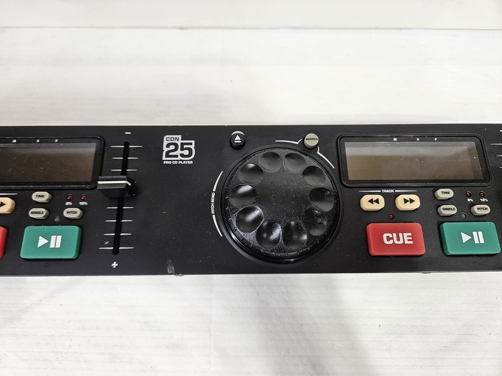 Numark CDN25 Professional Dual CD Player W/ Controller *UNTESTED* No Power Cord