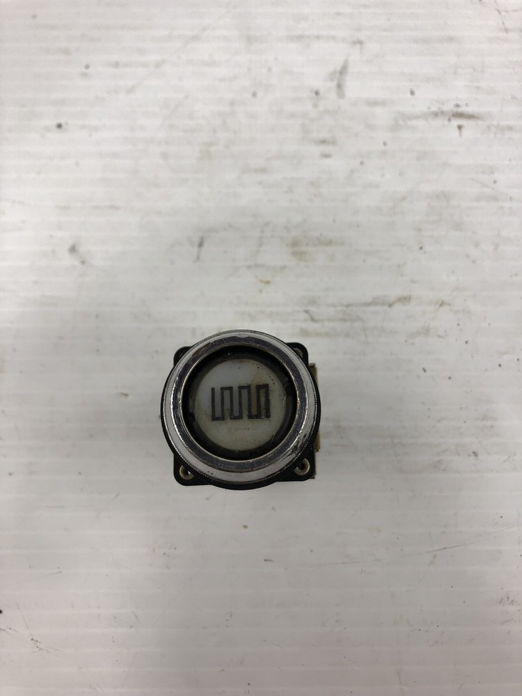 Siemens 3SR4 Pilot Light Switch Indicating Lamp White