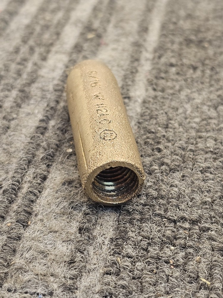 (QTY 18) 112LC: Threaded Coupler Replacement, 9/16", Bronze