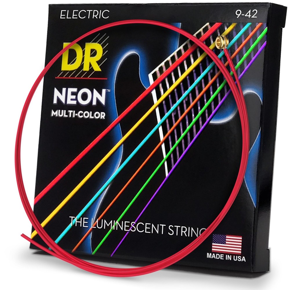 DR Strings HI-DEF NEON Electric Guitar Strings (NMCE-9)
