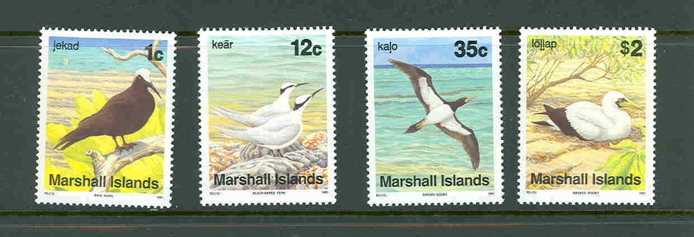 Marshall Islands 1991 MNH birds (c050)