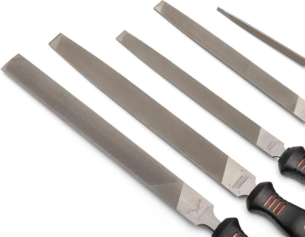 Durable 5-Piece Crescent File Set with Comfortable Ergonomic Handles - Must-Have