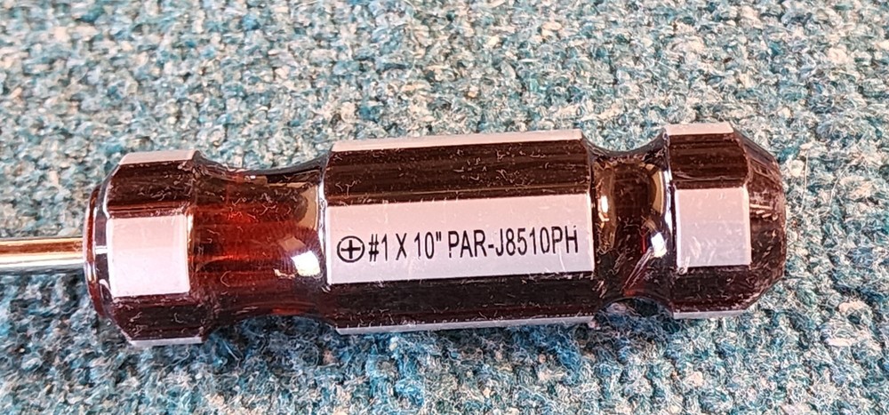 Paramount #1 x 10", PAR-J8510PH Screwdriver! Preowned! Excellent Condition!