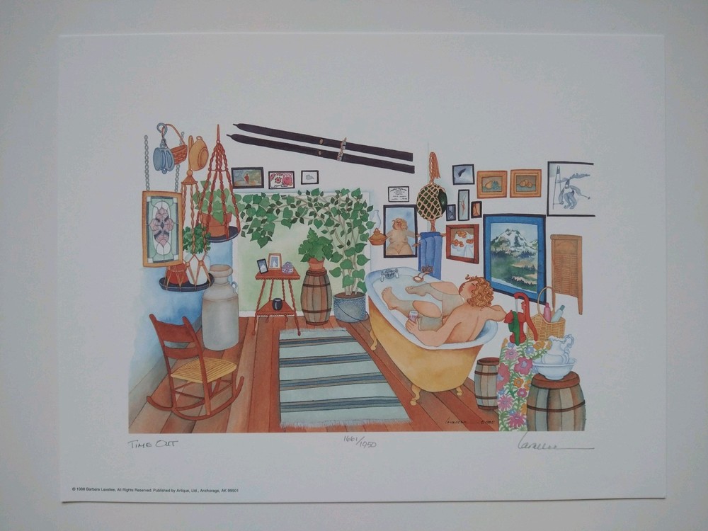 Time out Limited Edition Hand Signed By Barbara Lavallee