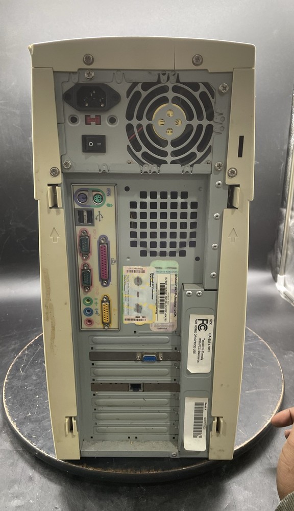 Vintage Custom PC Tower Case Intel Processor Desktop System Unit