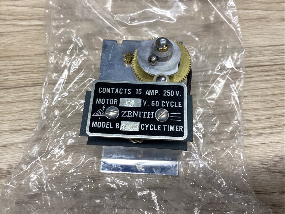 Zenith Electric Cycle Timer Model B210S 115V 60 Cycle 15A #800D90*CO