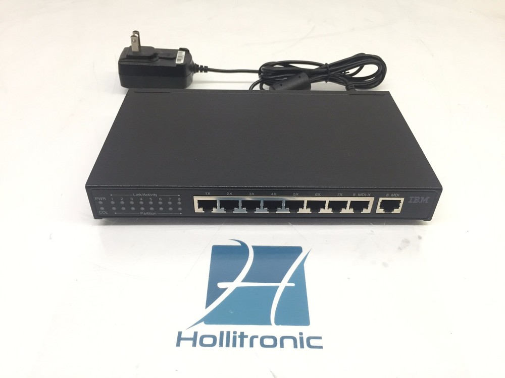 IBM 8242-008 8-Port Base Compact Network Hub 08L2986