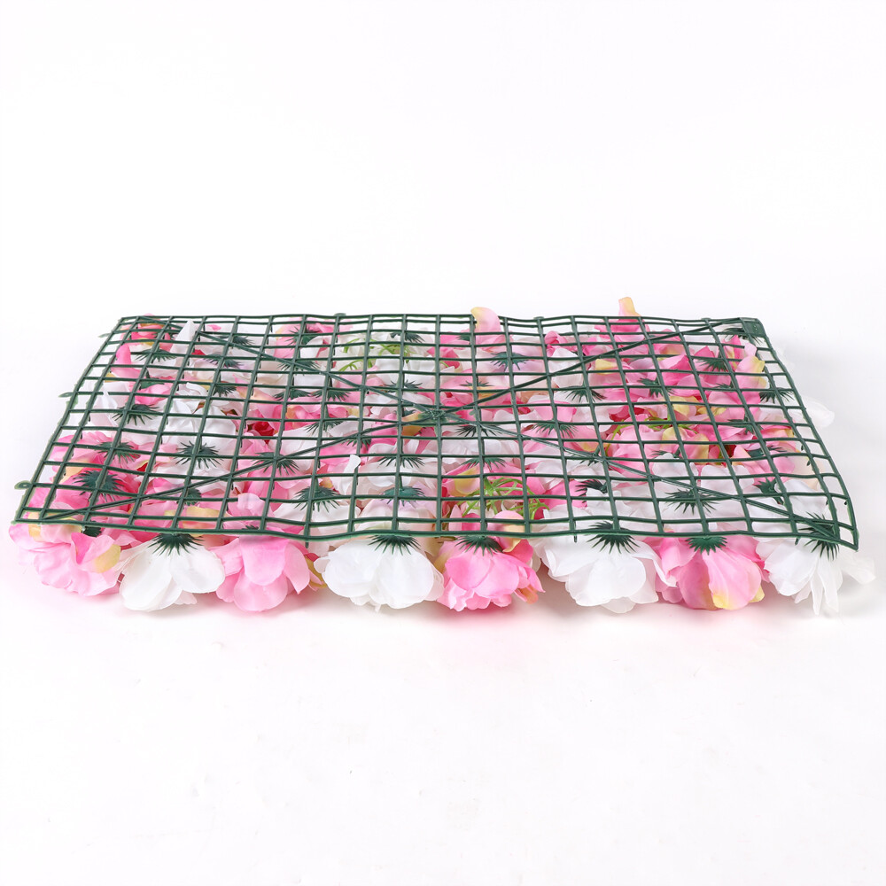 20Pcs Artificial Flower Wall Artificial Rose Panel for Wedding Proposal Venue