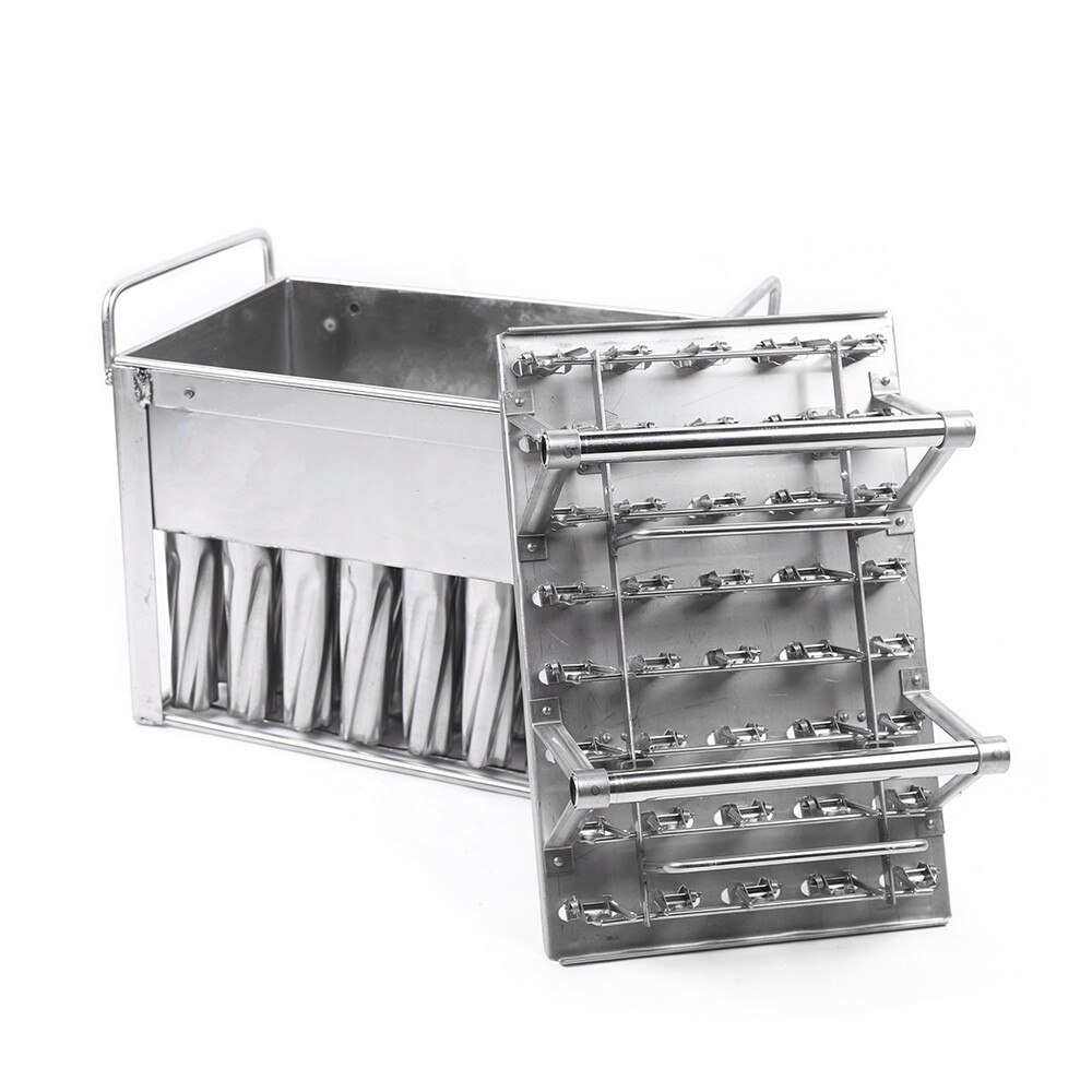 40 Pieces Stainless Steel Molds Ice Lolly Mold Ice Cream Stick Holder Commercial