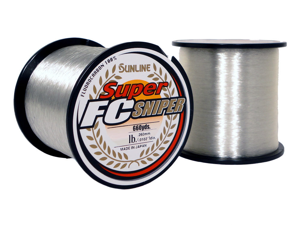 Sunline Super Fc Sniper Fluorocarbon Fishing Line 660 Yards Select Lb Test