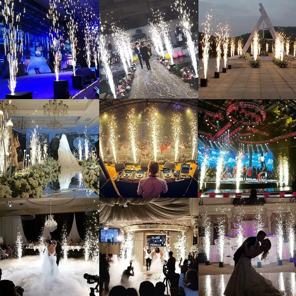 4PCS 700W Large Cold Spark Firework Machine Stage Effect DMX Machine Party Show