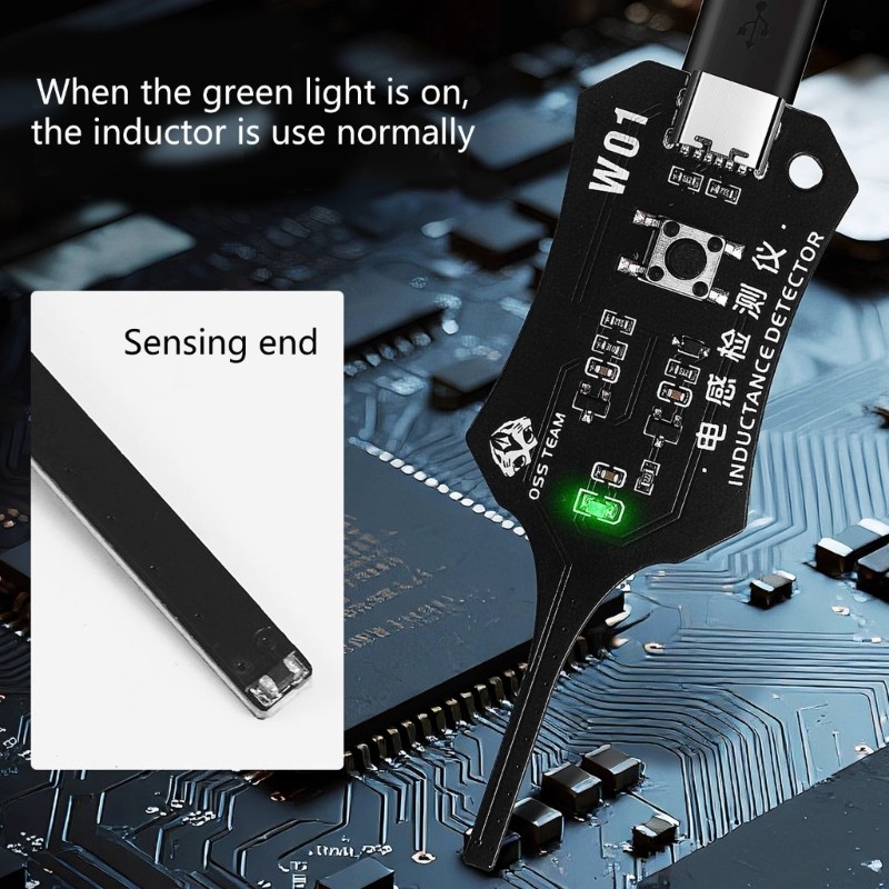 High Precise Inductance Meter Quick Fault Detection W01 Inductor Detectors