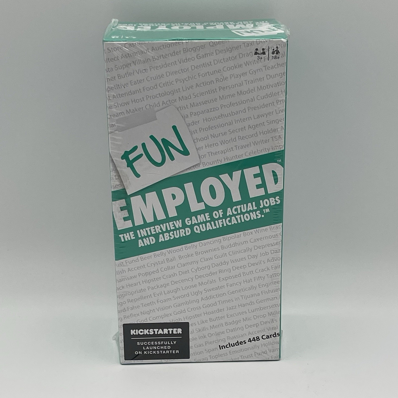 Funemployed Fun Employed Card Game Kickstarter 2016 Mattel New Sealed