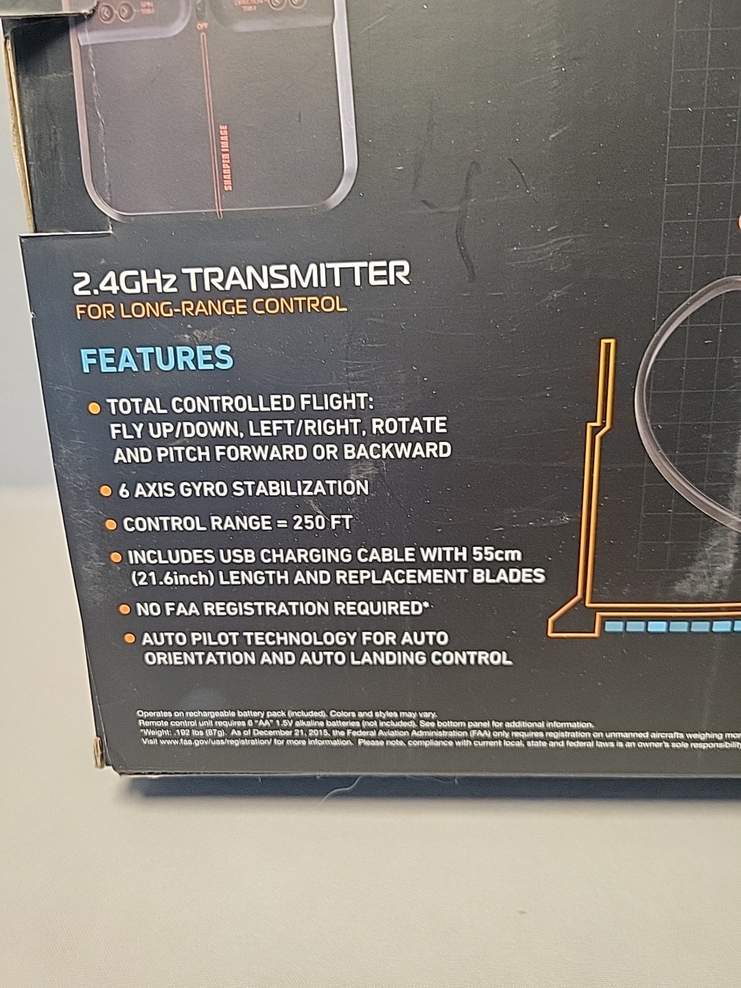 Sharper Image Mach X Video Drone with Streaming Camera 250 Ft. Flight Radius