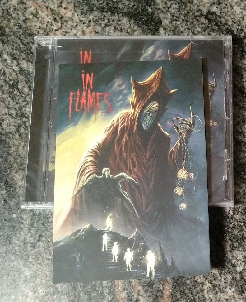 Signed IN FLAMES Foregone CD With Autographed Postcard signed