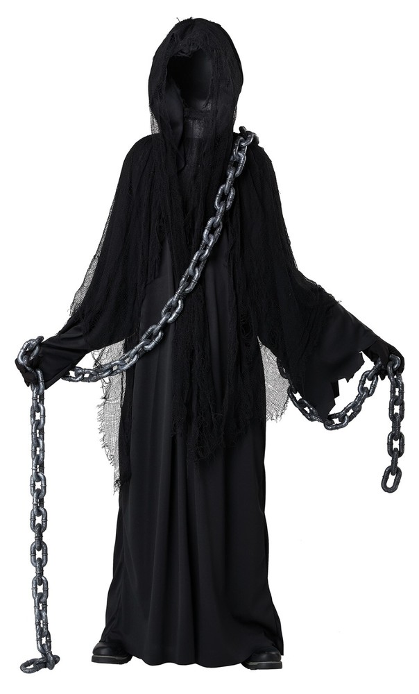 Evil Spirit Demon Gothic Satin Child Costume