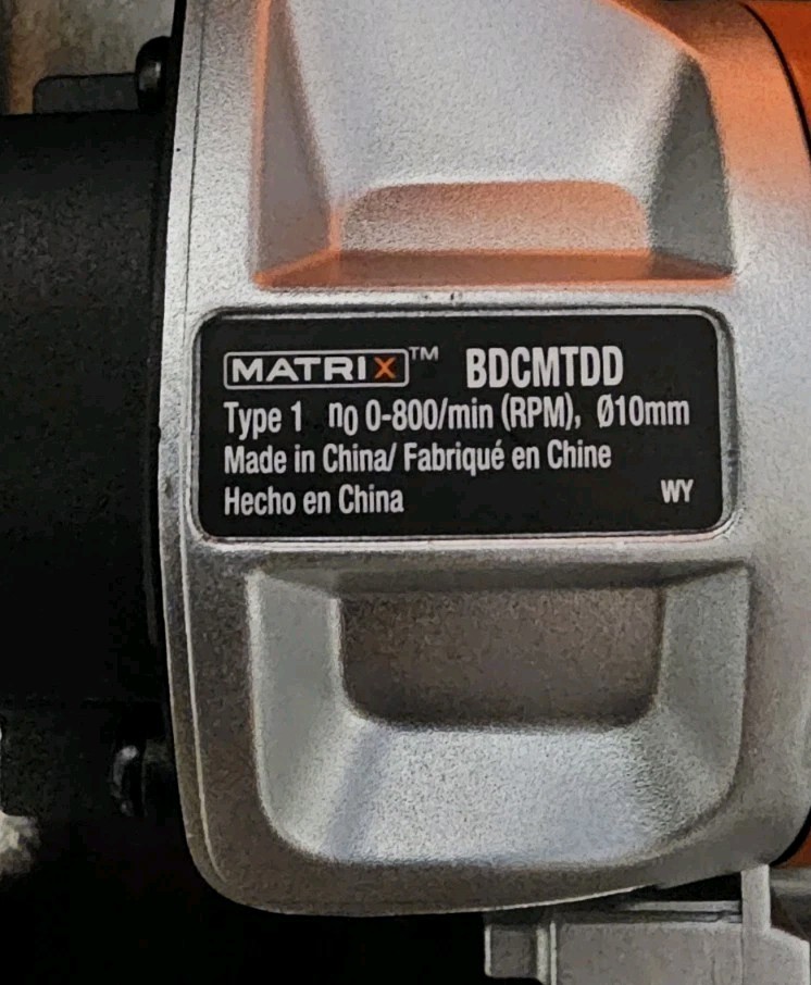 BLACK+DECKER 20V Matrix Drill 4 Kit - BDCDMT1204KITC1