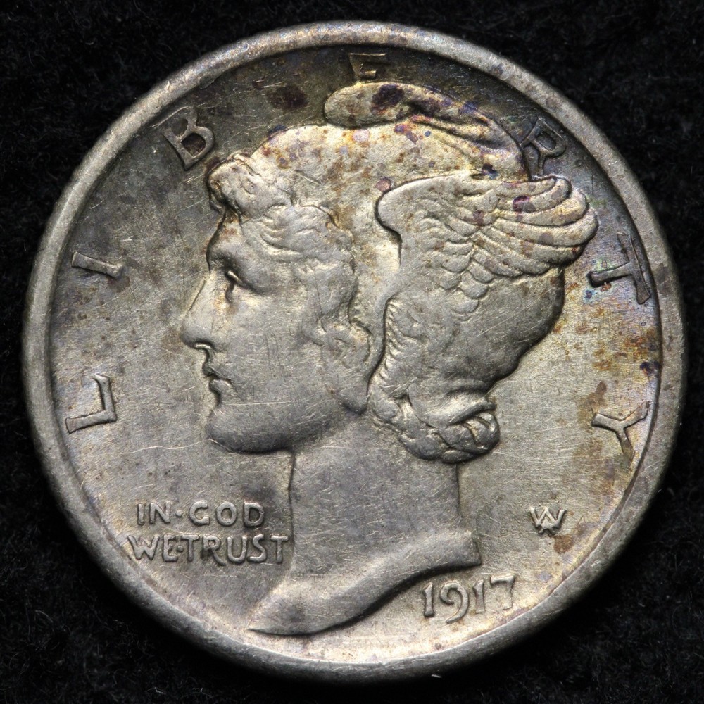 1917 Mercury Silver Dime BU *UNCIRCULATED* MS E232 DICQ