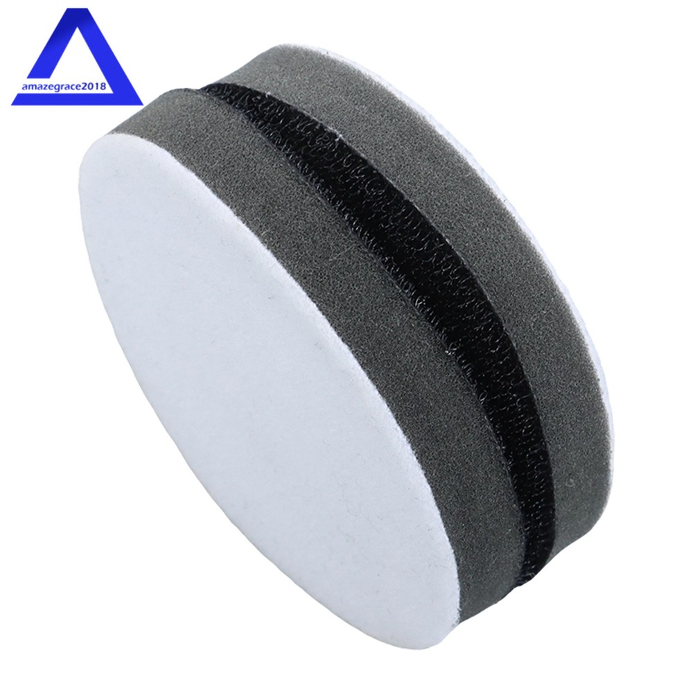 10 Pack 3 Inch (75mm) Foam Interface Pad, Hook and Loop Soft Foam Buffing Pad
