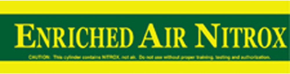 Enriched Air Pony Bottle Sticker