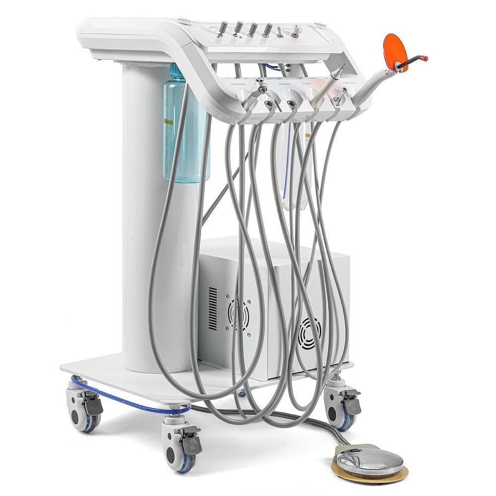 FDA Dental Unit Chair DC Motor / Protable Unit Sunction Compressor Trolley Stool