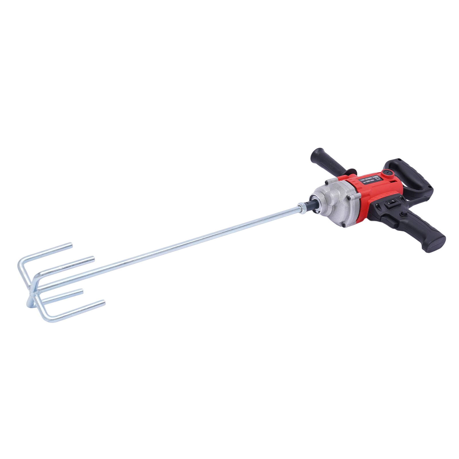 Electric Mortar Plaster Paint Mixer Cement Grout Concrete Stirrer 1200rpm