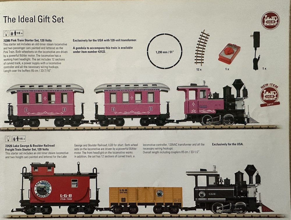 LGB 2017 US Models Catalog - English text - 32 pages
