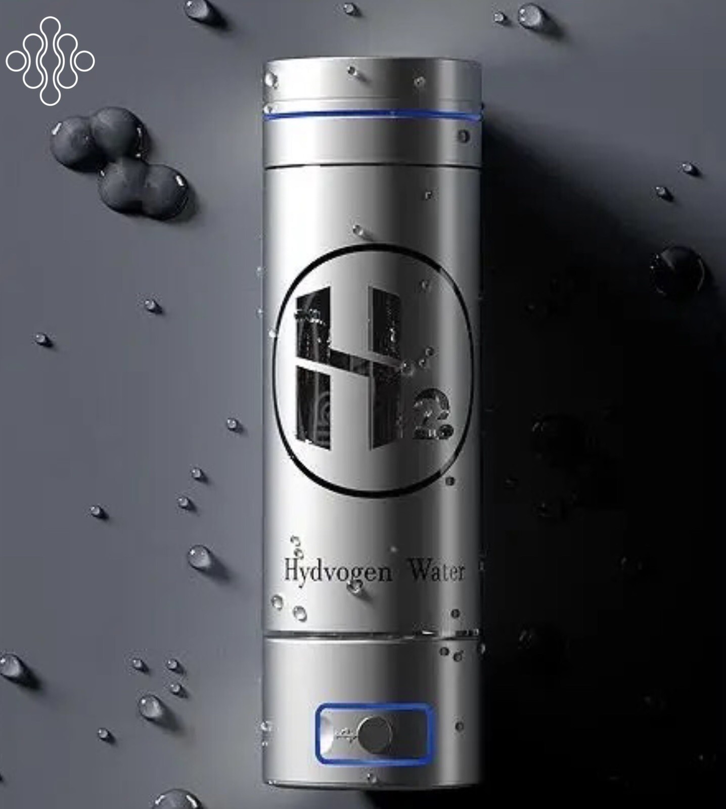 90000ppb H2 Portable TOUCH SCREEN 2 in 1 Healthy Hydrogen Drink Cup with Inhaler