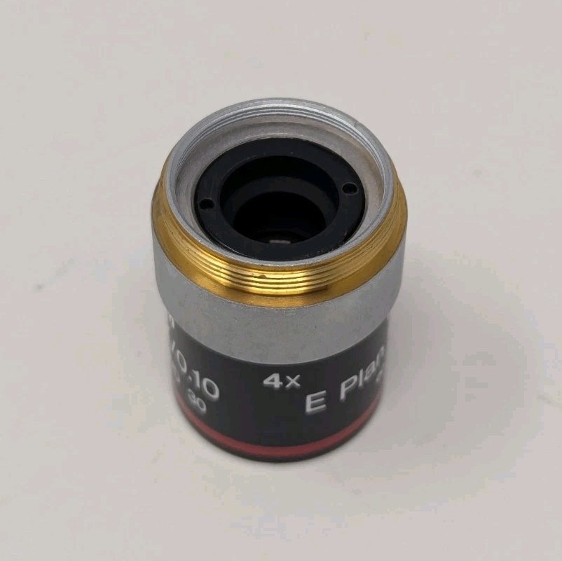 Nikon E Plan 4x 4x/0.10 Microscope Objective Infinity/- WD 30