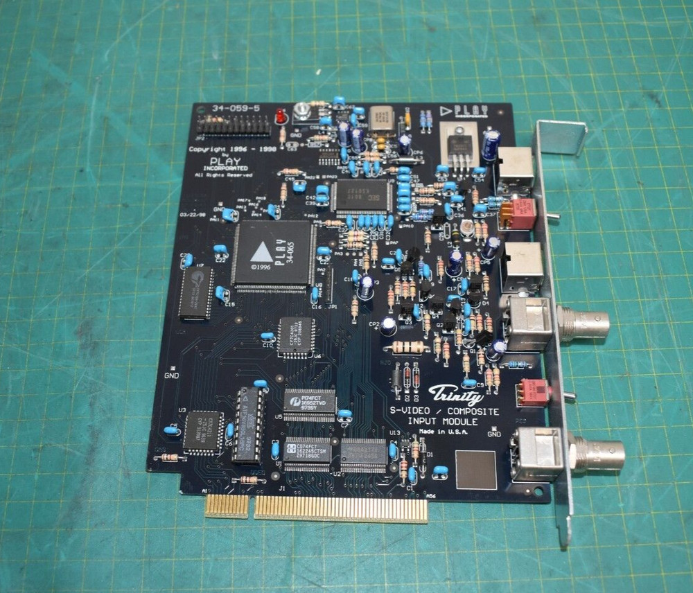 Play Inc. 34-059-5 Trinity S-Video Composite Input Module GlobeCaster Plug-In