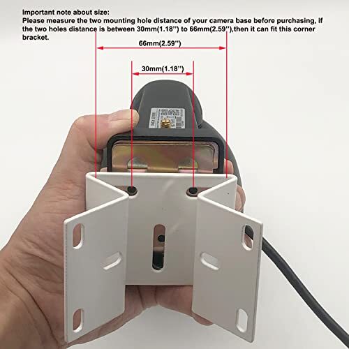 Wall Corner Mount-Metal Bracket Angle CCTV Surveillance Camera Holder Adapter