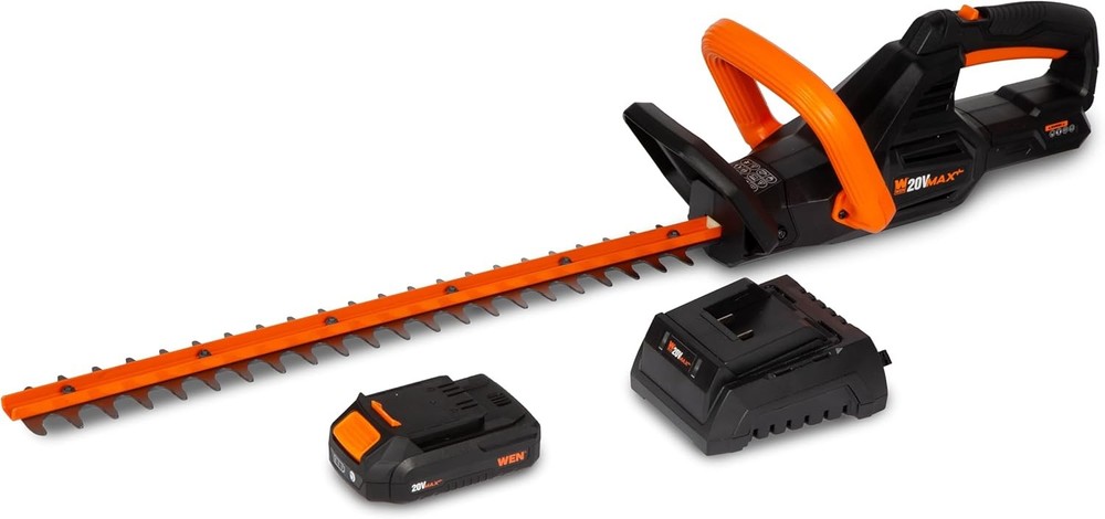 Wen 20V Cordless Combo Kit Hedge Trimmer String Trimmer Blower