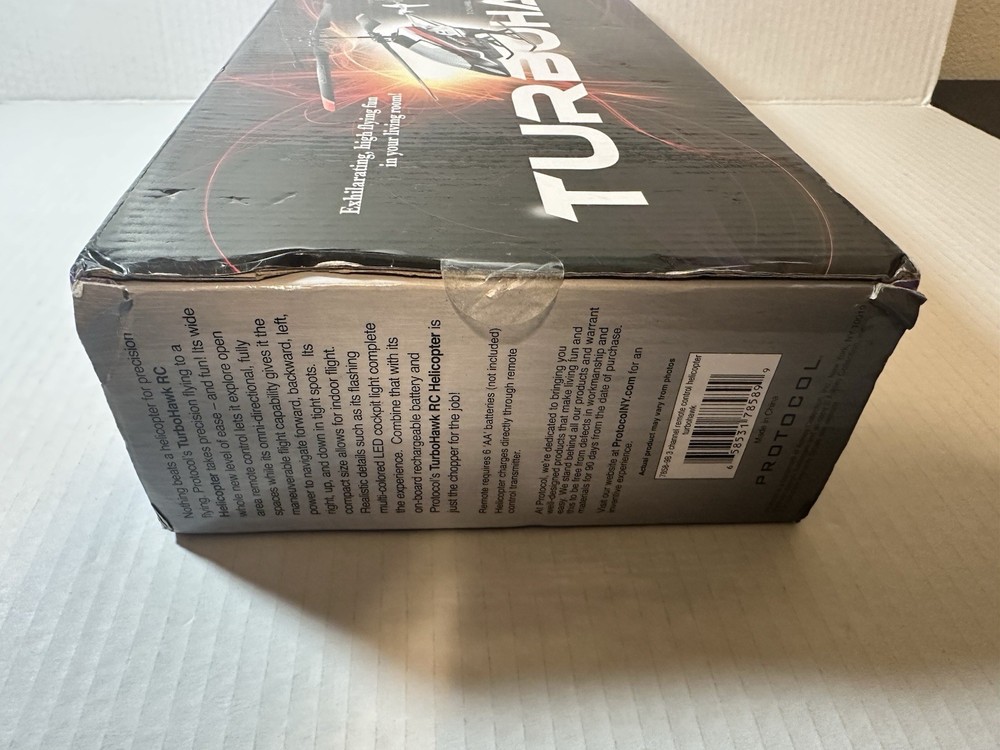 Protocol TurboHawk 3 Channel Remote Control RC Helicopter New