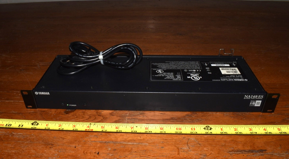 YAMAHA NETWORK AUDIO INTERFACE USED MODEL# NAI48-ES
