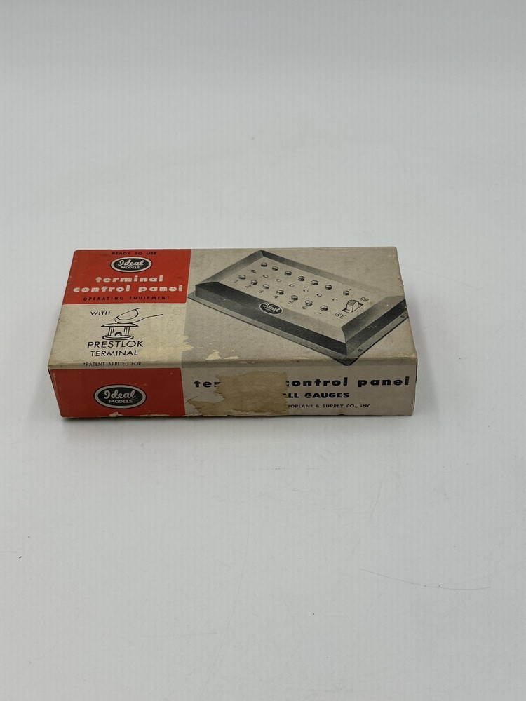 Ideal Models B-181 Terminal Control Panel Prestlok Model Train Accessory Vintage
