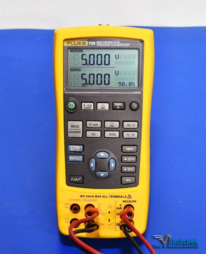 Fluke 725 Multifunction Process Calibrator - NIST Calibrated with Data