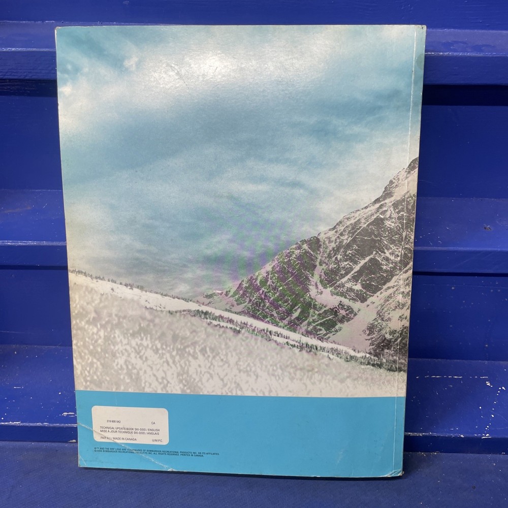2010 SKI-DOO SNOWMOBILE TECHNICAL UPDATE BOOK MANUAL