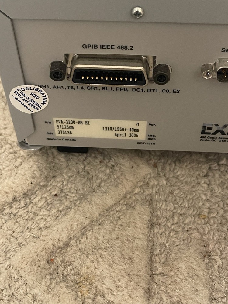 EXFO FVA-3100 Variable Optical Attenuator (OSNR Level)