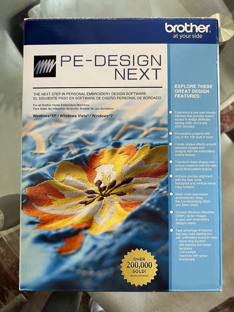 Brother PE-Design Next Embroidery Digitizing Software
