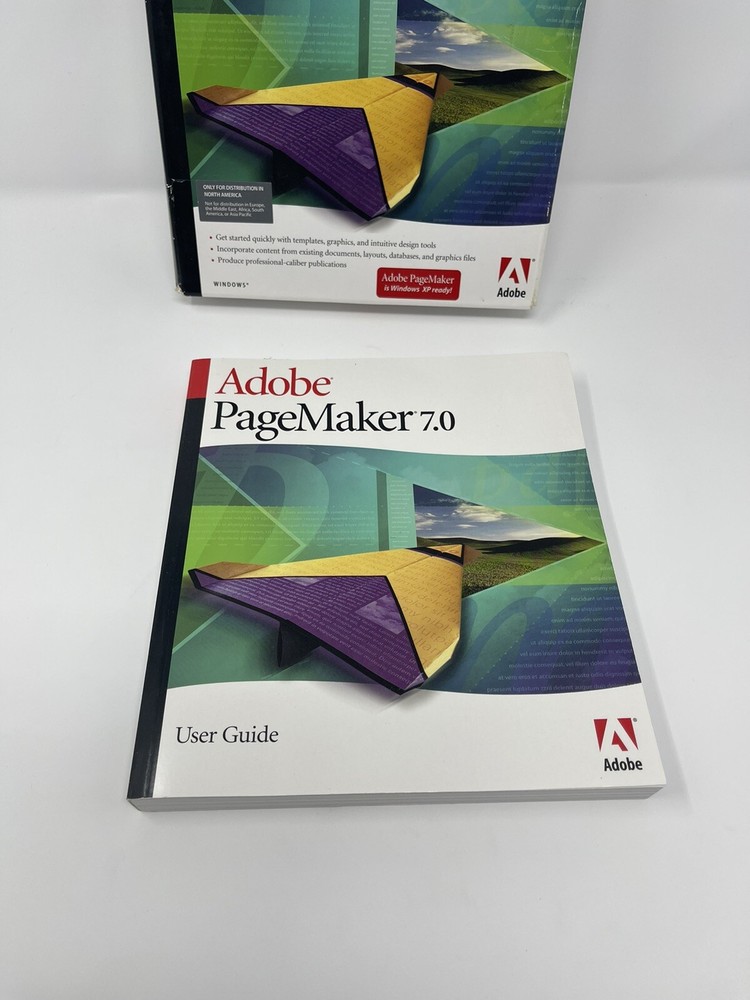 Adobe PageMaker 7.0 Plus for Macintosh Full Retail Version In Box