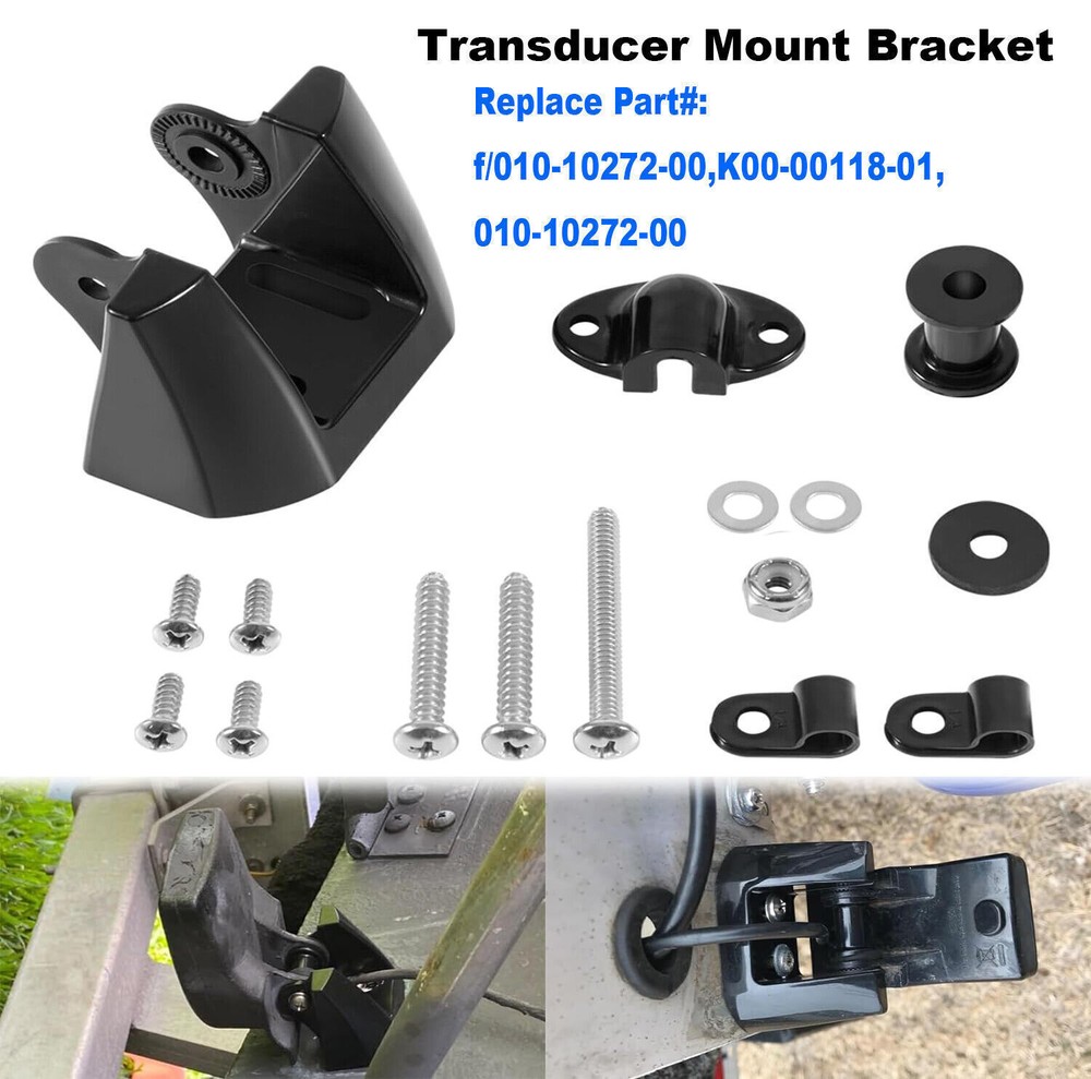 Replacement Transom Transducer Mount Mounting Bracket for Garmin 010-10272-00