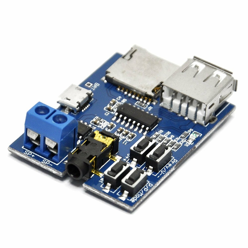 MP3 Format TF card U disk decoder board amplifier decoding audio Player module