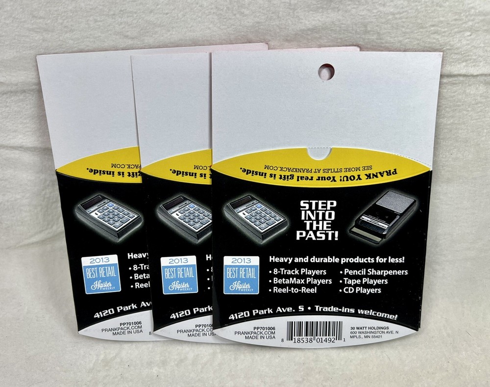 Prank Pack "Yestertech” - Gift Card Holders (3 Pack).