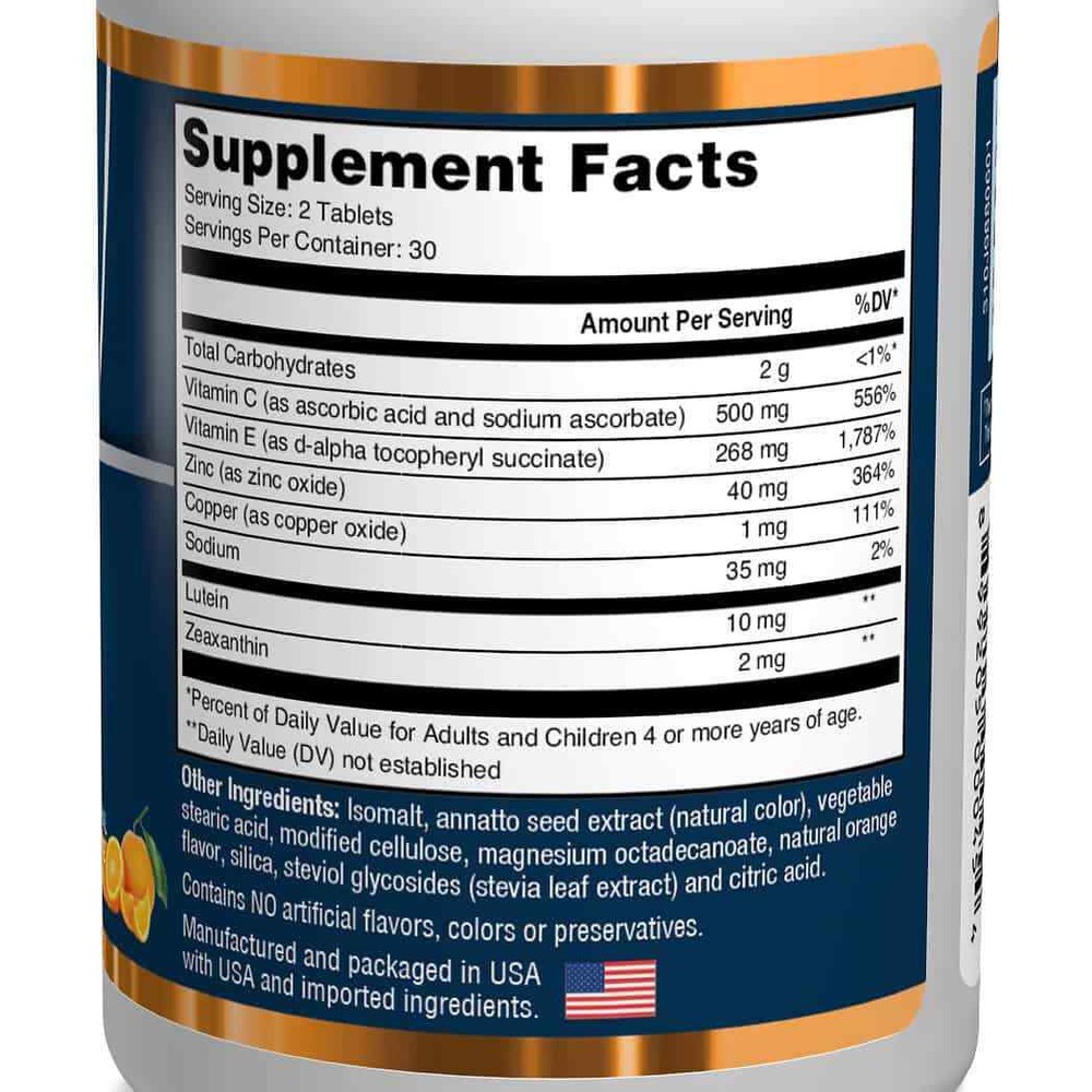 VisiVite Sugar*Free AREDS 2 Chewable Tablets