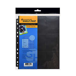 Guardhouse Shield 9 Pocket Archival (10 pack) Polypropylene Double Sided Pages