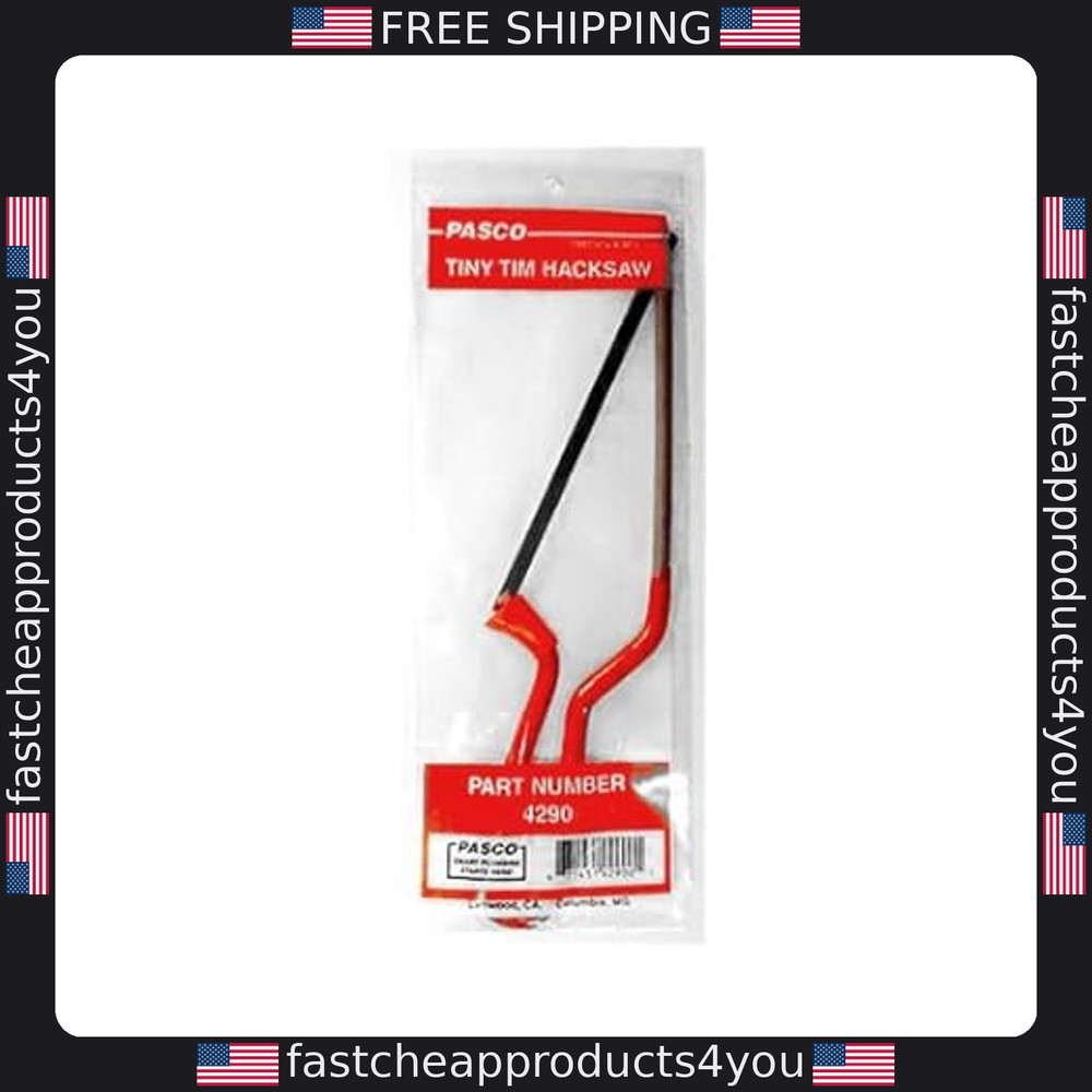 Pasco 4290 Tiny Tim Precision Hacksaw - Compact & Efficient Tool
